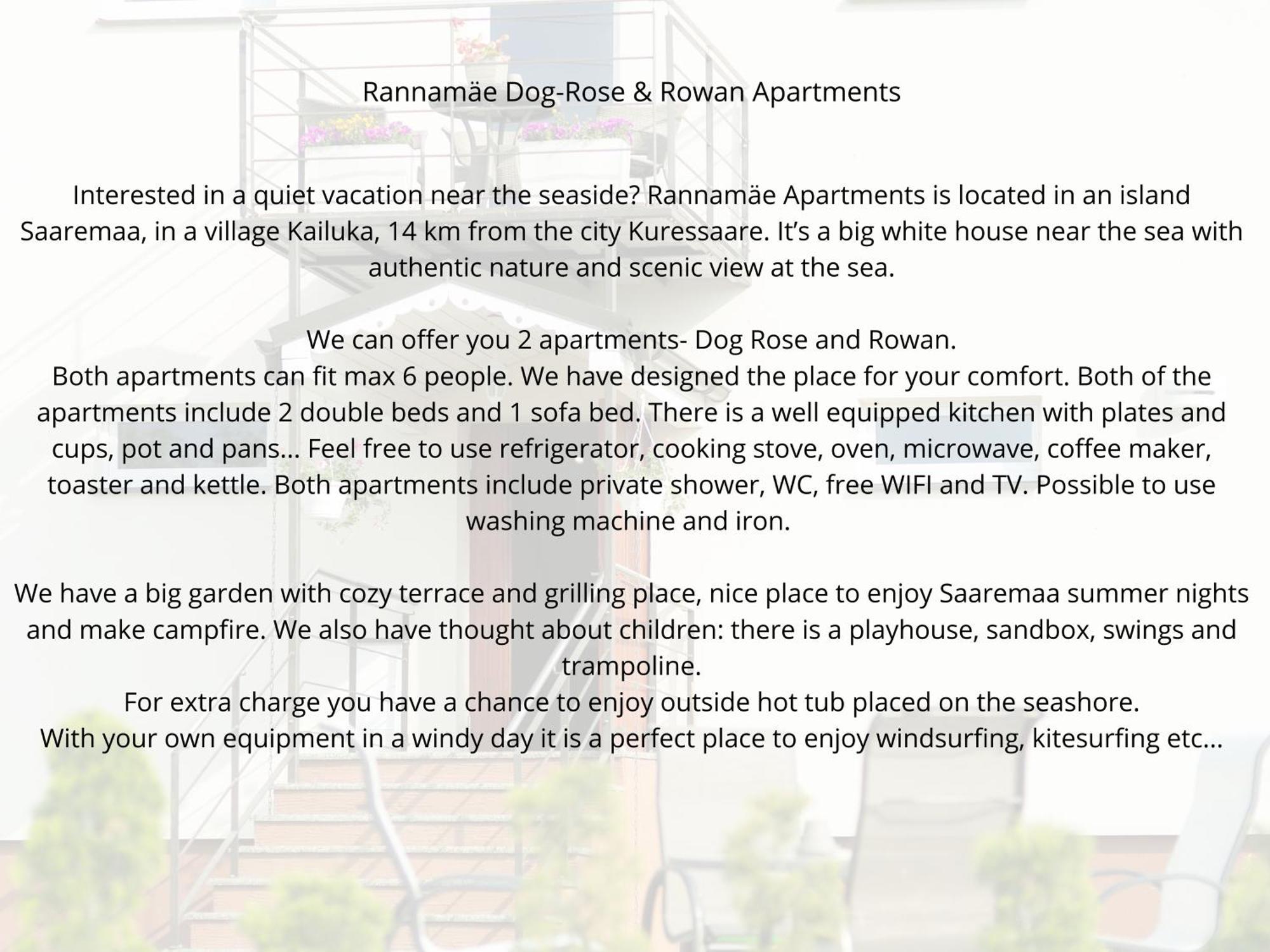 Rannamaee Apartments Suur-Rootsi Szoba fotó